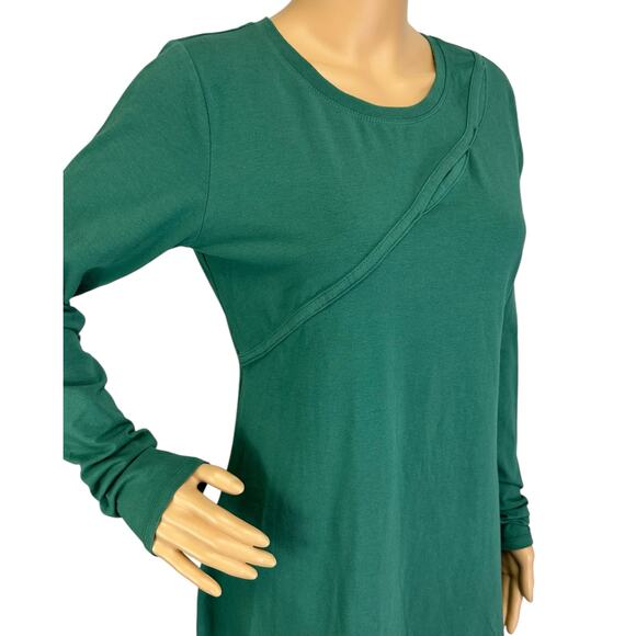 2/$15 NWT Wild Fable Cut Out Long Sleeve Dress Dark Teal Green Size L - Picture 10 of 13
